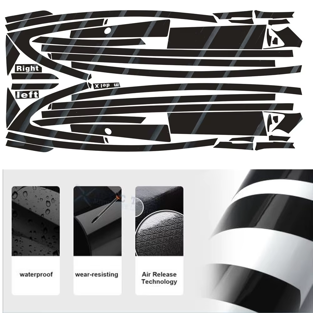 Superposition occultante à suppression chromée pour Tesla modèle X 2016 – 2020, garniture de fenêtre