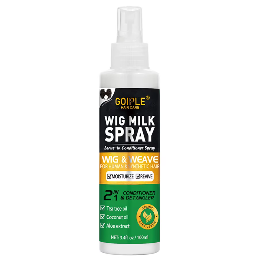 Spray de lait pour perruque, 100ml, soin hydratant pour perruque, cheveux synthétiques, prévient les