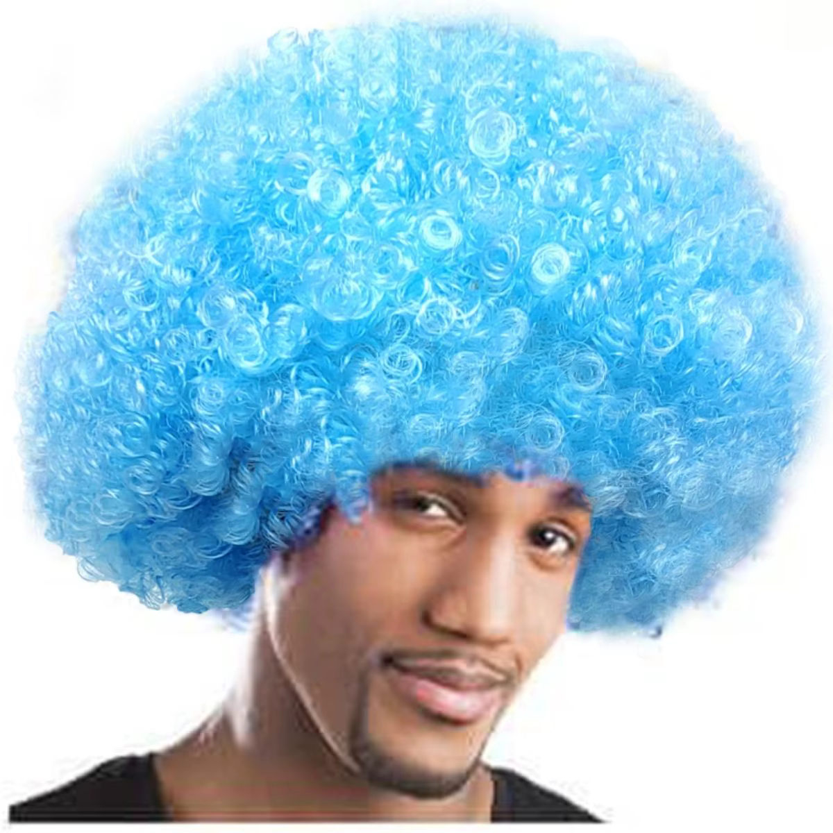 Perruque synthétique Afro Bubble multicolore – Plusieurs couleurs disponibles, moelleuse et exagérée