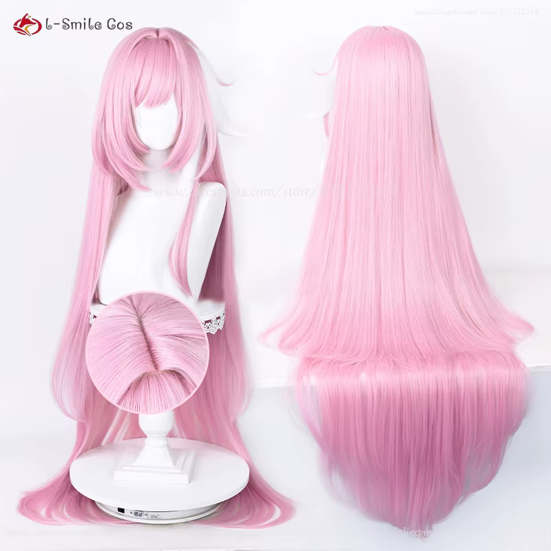 Elysia Cosplay perruque longue rose blanc perruques pour femmes Costumes Cosplay Anime perruques rés