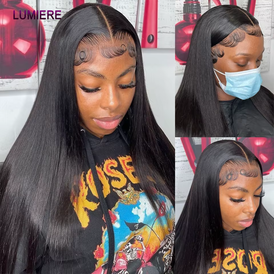 28 30 32 pouces os droit Extensions de cheveux humains paquets brésiliens 100% vierge cheveux humain
