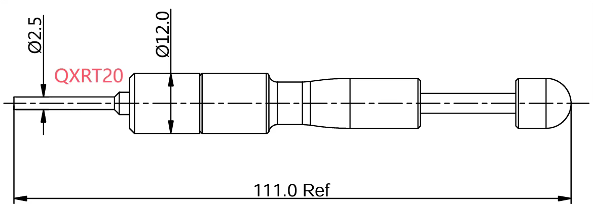 QXRT20 |   QXRT16 |   QXRT12 |   Rétracteur de broches de terminal QXRT08