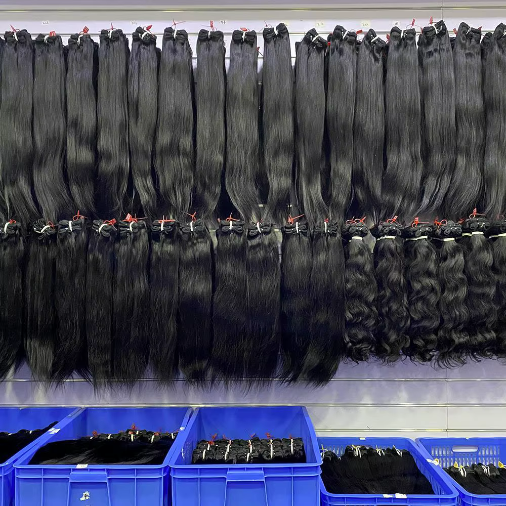 Gros cheveux brésiliens armure paquets de cheveux humains 30 34 pouces os droit 100% Extension de ch