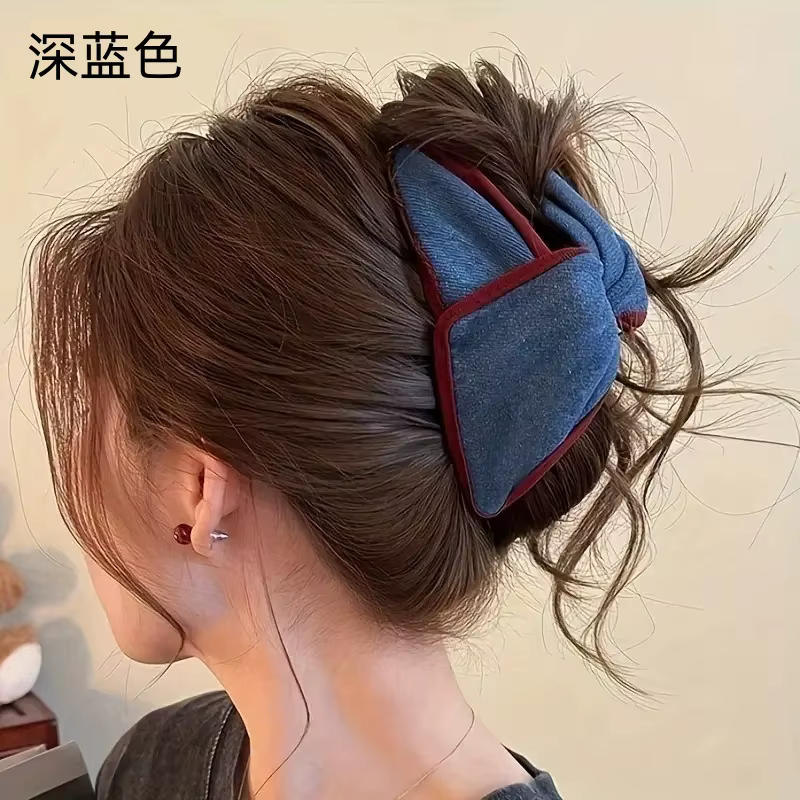 Pince à cheveux Vintage unique, accessoire de cheveux rétro élégant pour queues de cheval et updos,