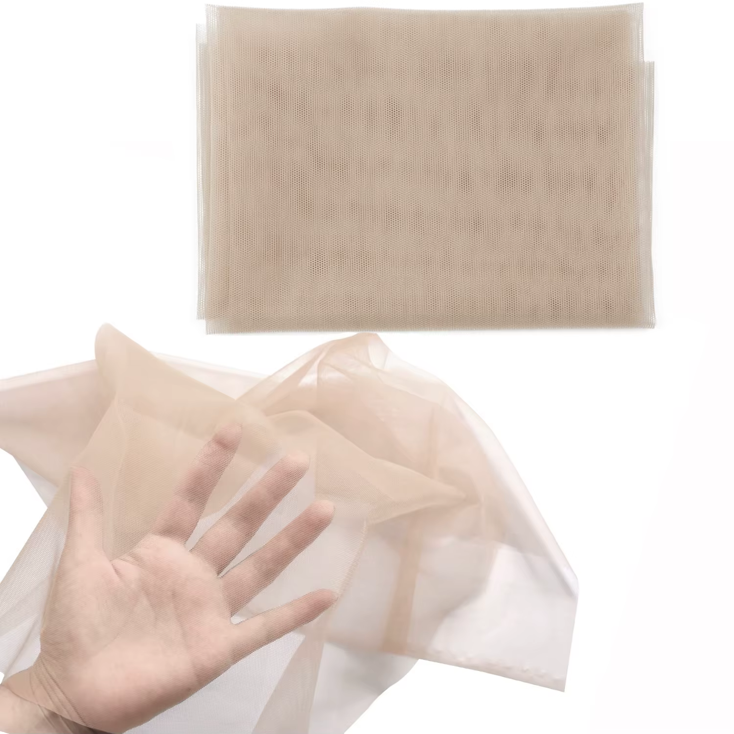 Filet en dentelle suisse de 1/4 Yard, pour la fabrication de perruque en dentelle, accessoires de fi