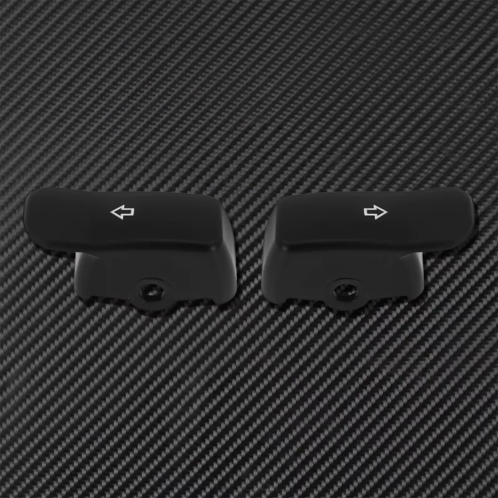 Capuchon d'extension de clignotant de moto, couvercle étendu de bouton de commutation noir pour Harl