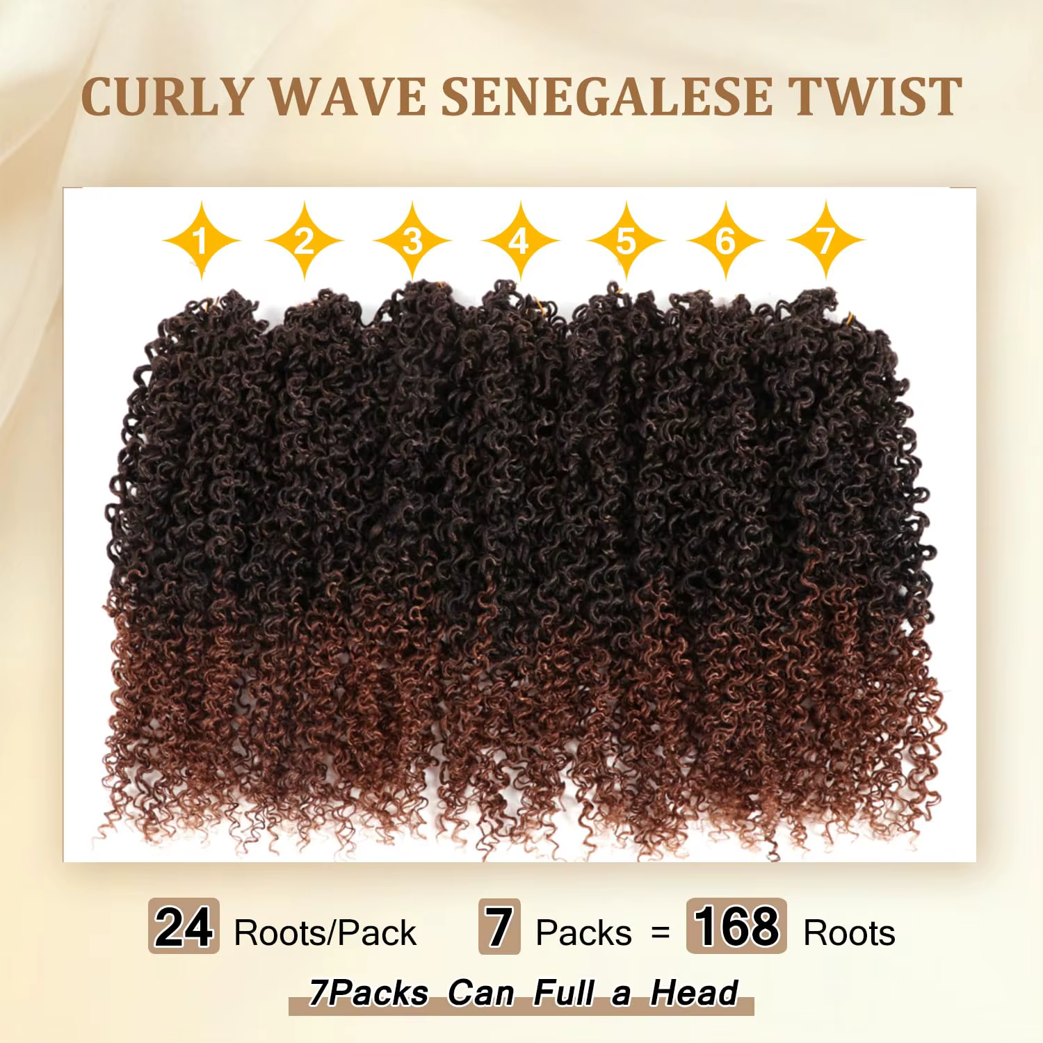 Yanky Twist Crochet cheveux 8 pouces 1/7 paquets bohème Passion torsion printemps Mini torsion Croch