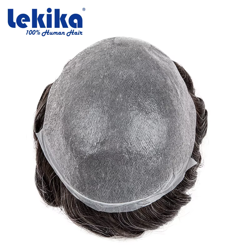 0.03mm PU Ultra mince peau toupet naturel hommes perruque Invisible mâle cheveux prothèse V boucle s
