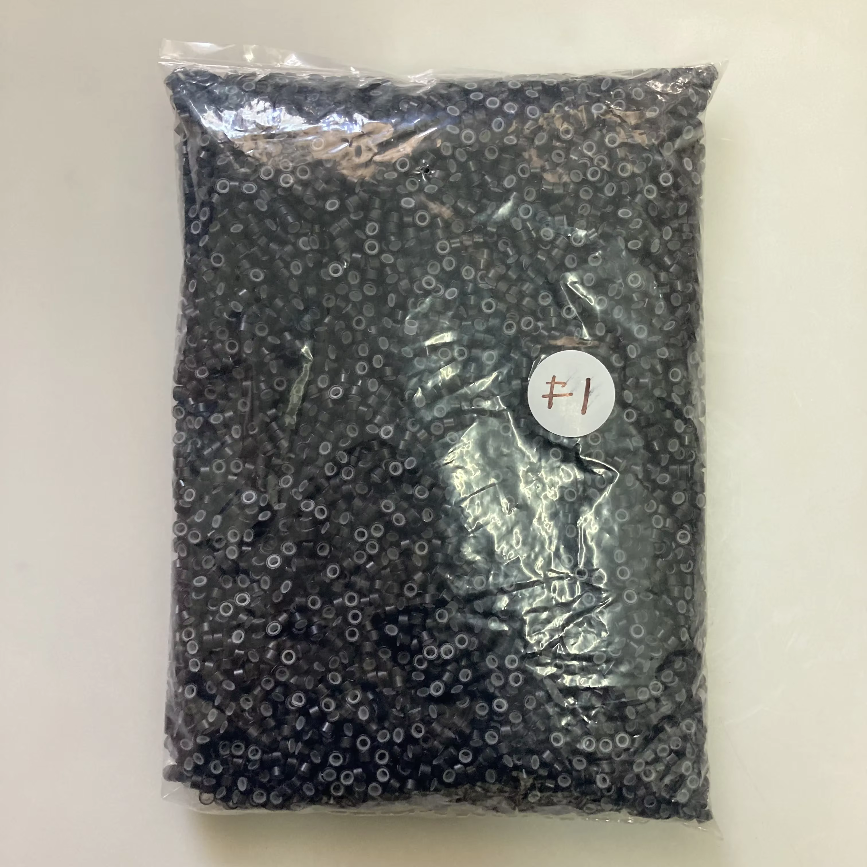 10000 pièces/sac 5mm Micro anneau perles Extensions de cheveux outils micro anneaux avec silicone