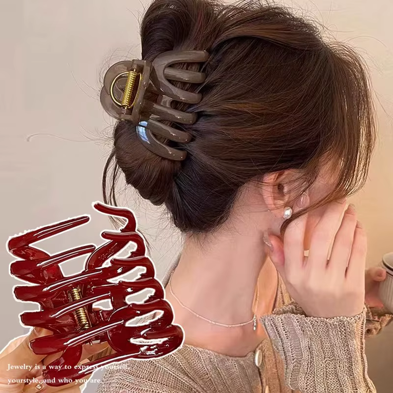 Nouvelle conception, pince à cheveux en forme de citrouille de qualité supérieure pour femmes, ornem