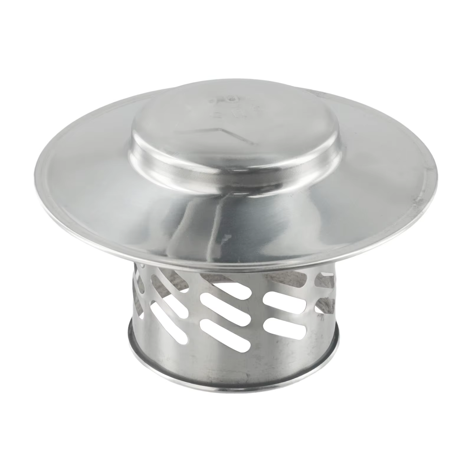 80/110/160/200mm bouchon de cheminée conduit rond Ventilation couvercle d'échappement en acier inoxy
