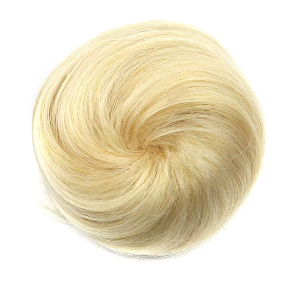 Chignon synthétique ajustable, extension de cheveux bouclés, postiche pour femme
