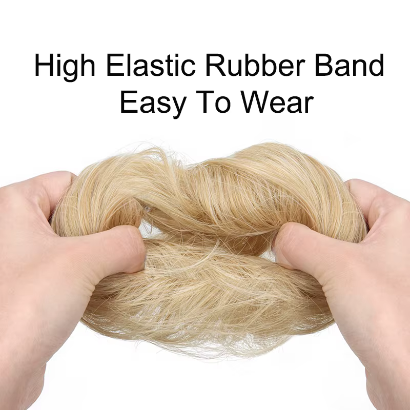WIGSIN-Chignon synthétique avec élastique pour femmes, accessoires de coiffure, 03/Lazy
