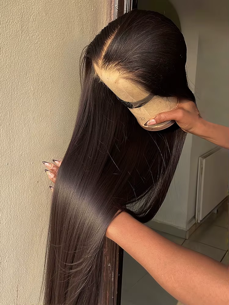 Perruques en cheveux humains vietnamiens pour femmes, densité 300, prêtes à porter, sans colle, liss