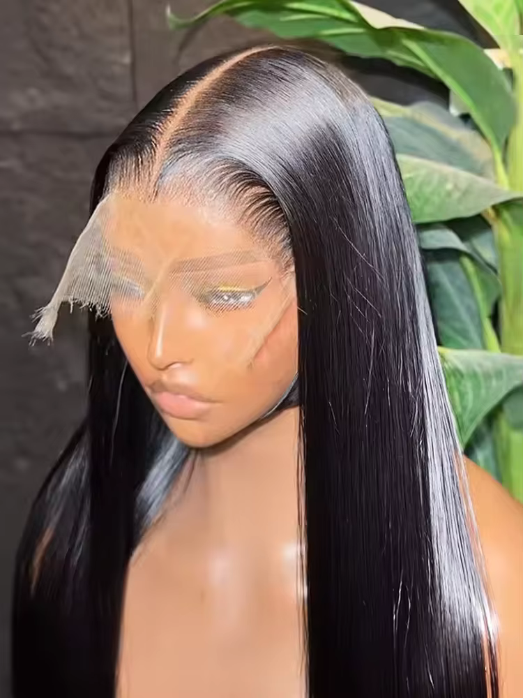 220% 40 42 pouces 13x6 os droit HD dentelle avant perruques de cheveux humains brésilien pré plumé 2