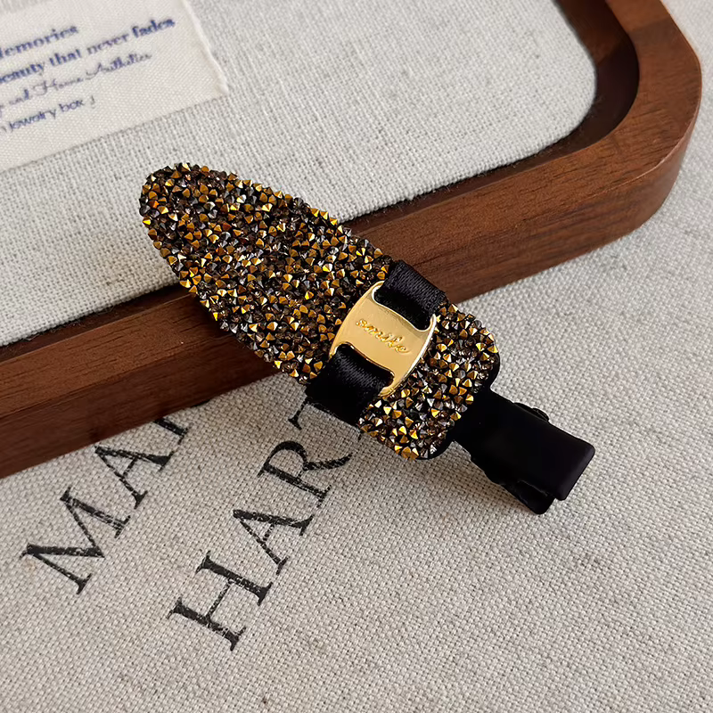 Pince à cheveux en strass ultra scintillante, luxe et chic, nouvel arrivage: accessoire pour cheveux