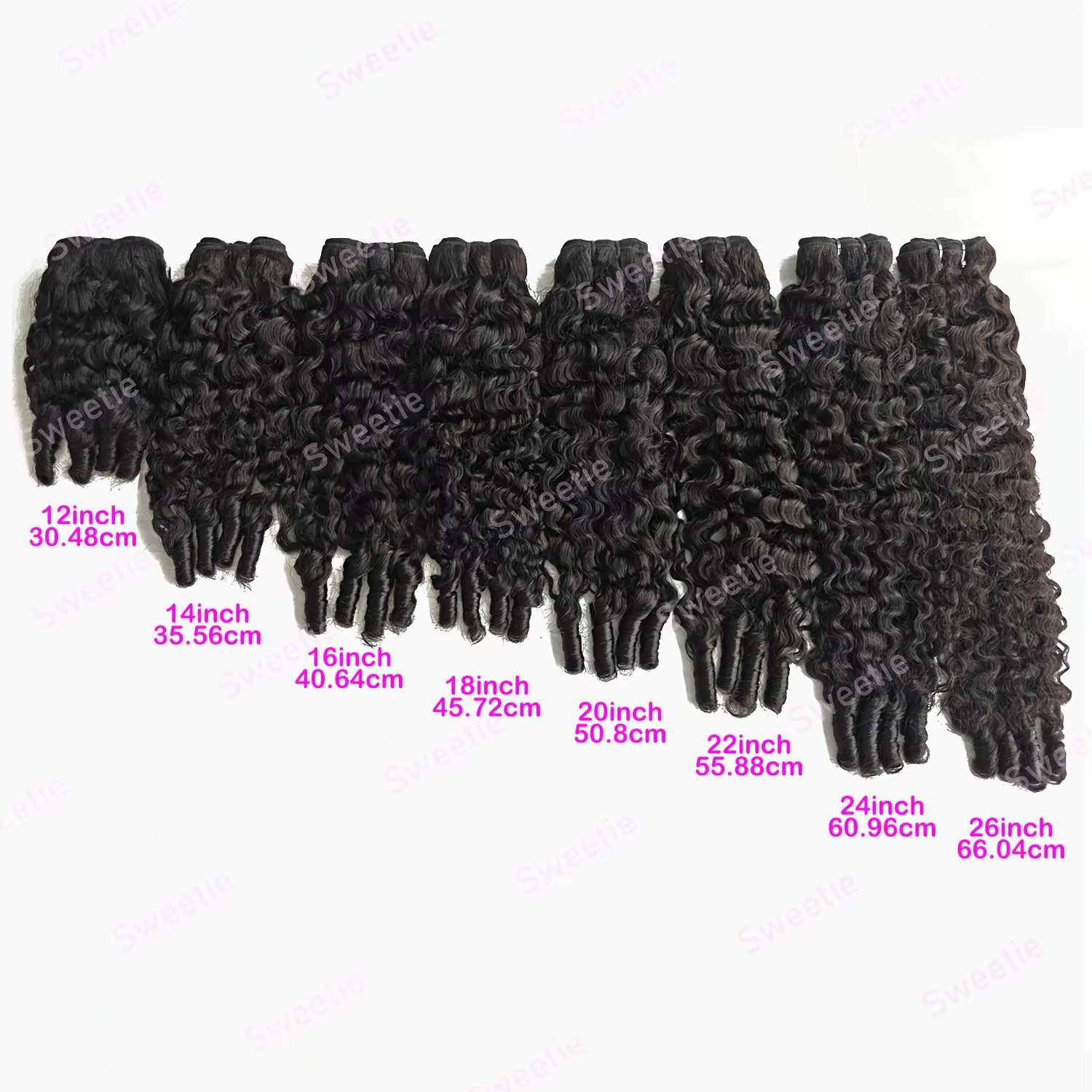 Extensions de cheveux humains bouclés birmans de 30 pouces, tissage brésilien vierge Remy, 3/4 paque