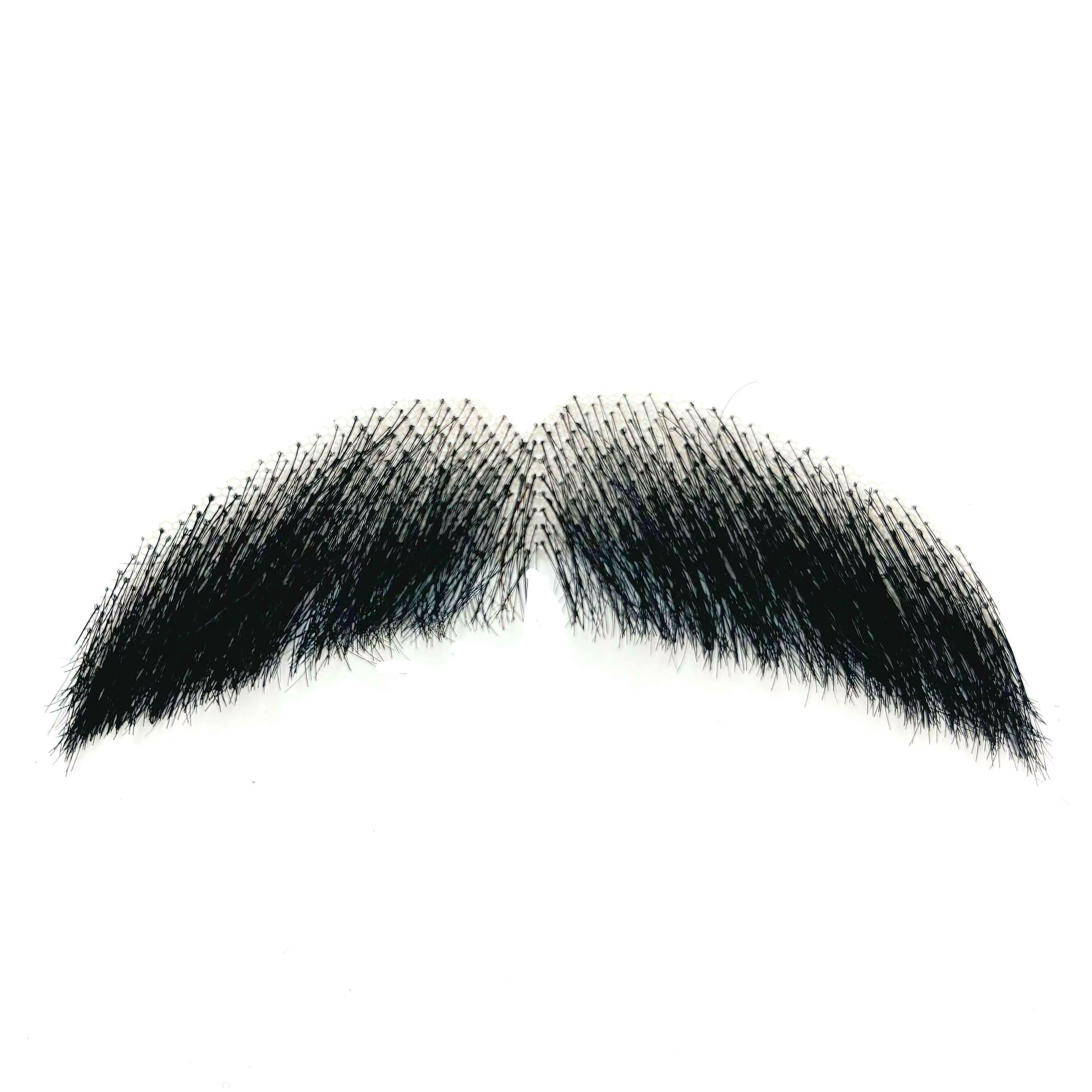 Wigundle barbe homme fait à la main vrais cheveux fausse barbe moustache fantaisie synthétique Invis