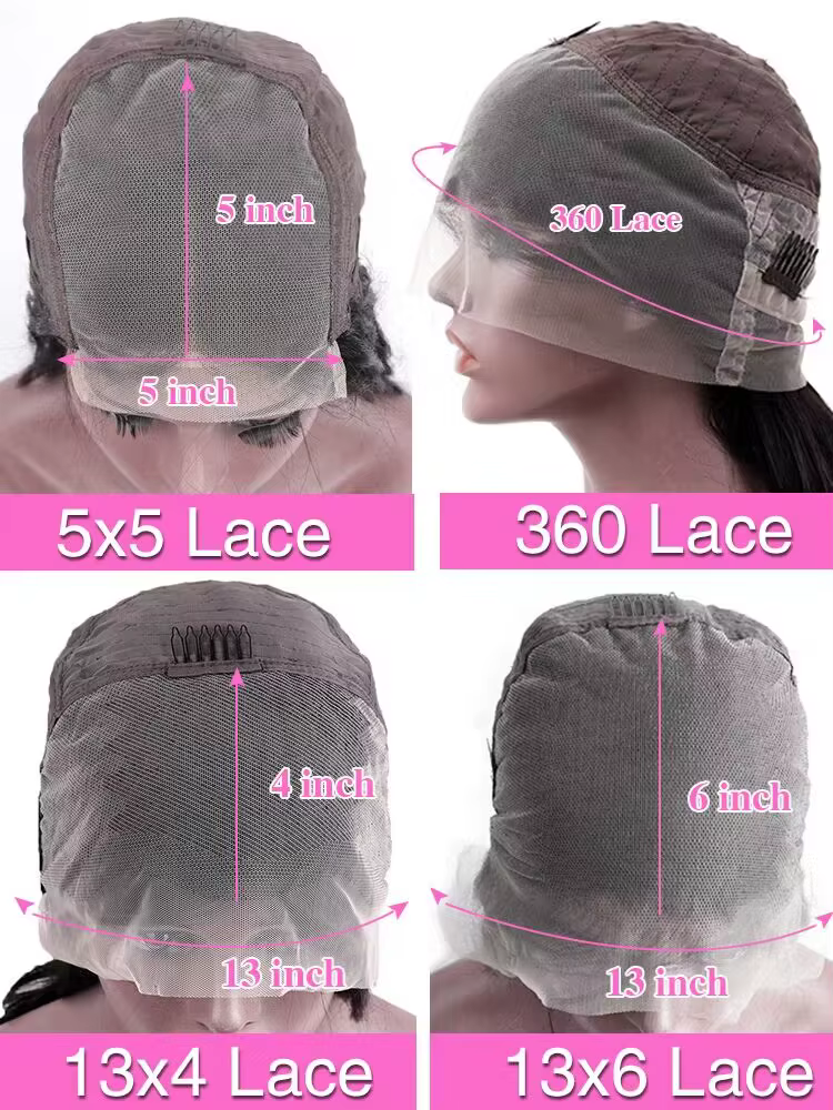 40 46 pouces 13x4 13x6 HD Transparent os droite dentelle avant perruques 220 densité brésilienne per