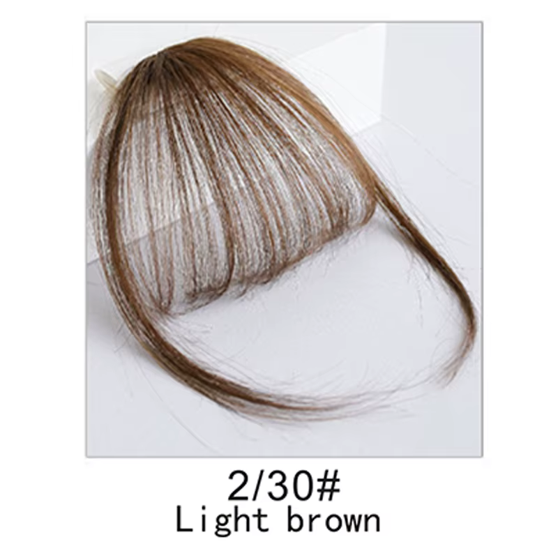 H & STAR synthétique 3D court Air cheveux frange avec pince dans les Extensions de cheveux réaliste 