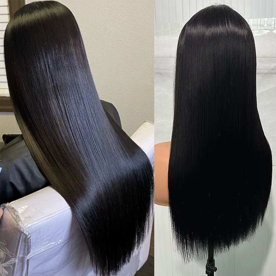 Sophia-Perruques de cheveux humains vierges droites, Super Double proximité Wn, Wear matchs Go, Chev