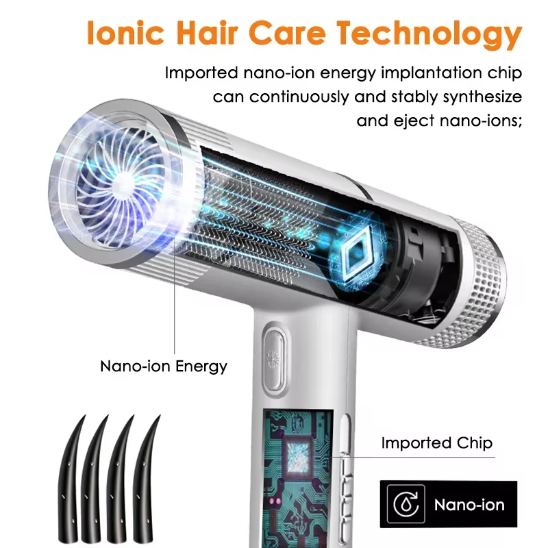 Sèche-cheveux professionnel infrarouge négatif ionique sèche-cheveux vent chaud froid Salon de coiff