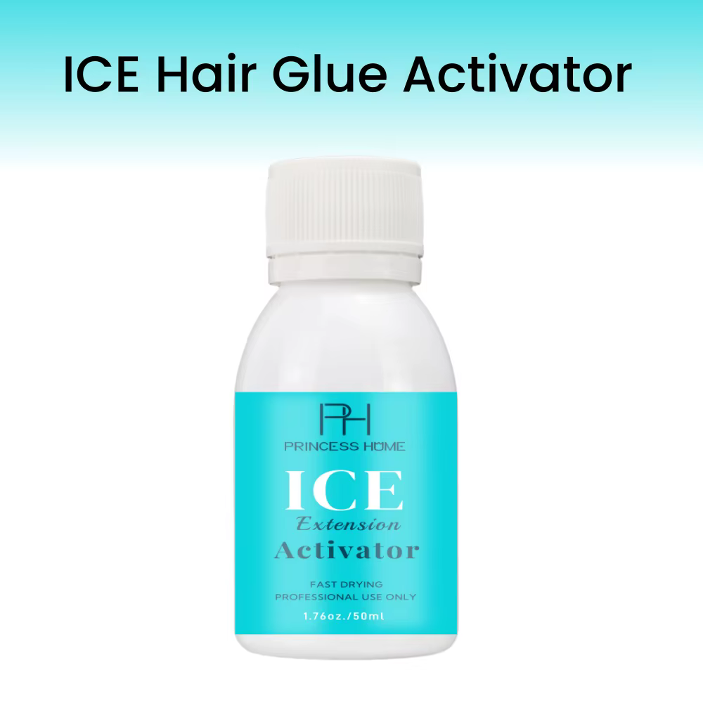 Kits de Gel de colle pour extensions de cheveux, avec gants Figer, colle Invisible pour extensions d