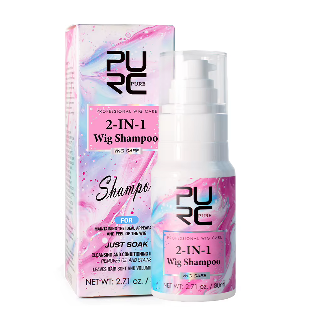 PURC-Kit de Shampooing et Après-Shampoing pour Perruque, Huile AMP, Lissage des Cheveux Brillants, P