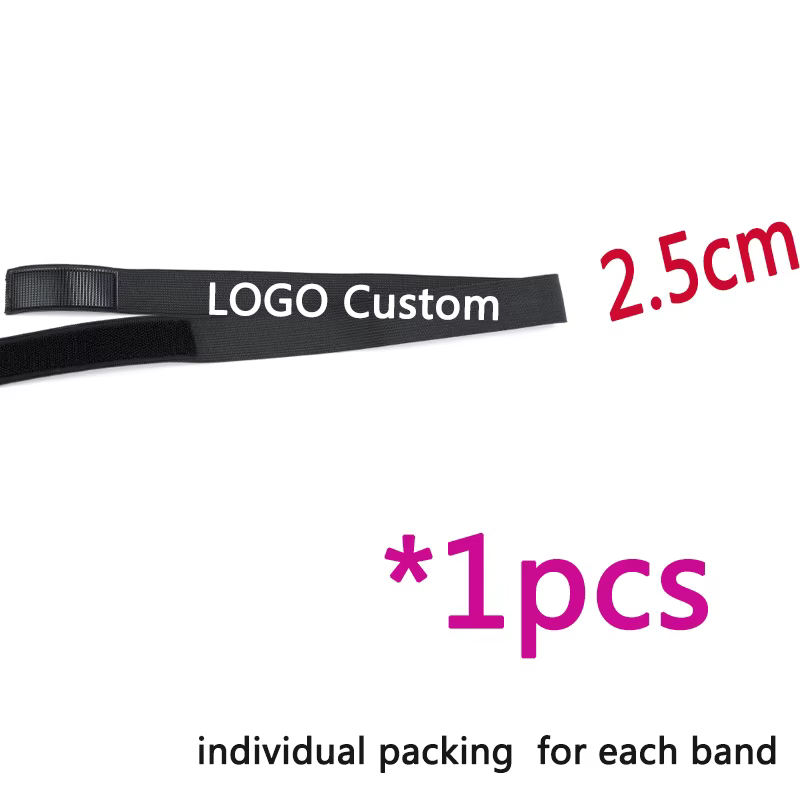 Bandes élastiques pour perruque avec Logo personnalisé, 1 pièce, bande de fusion de dentelle 2.5/3/3