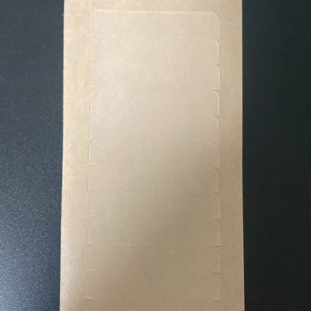 5 feuilles de 60 languettes de ruban adhésif simple face 4cm*0.8cm pour extensions de cheveux et per