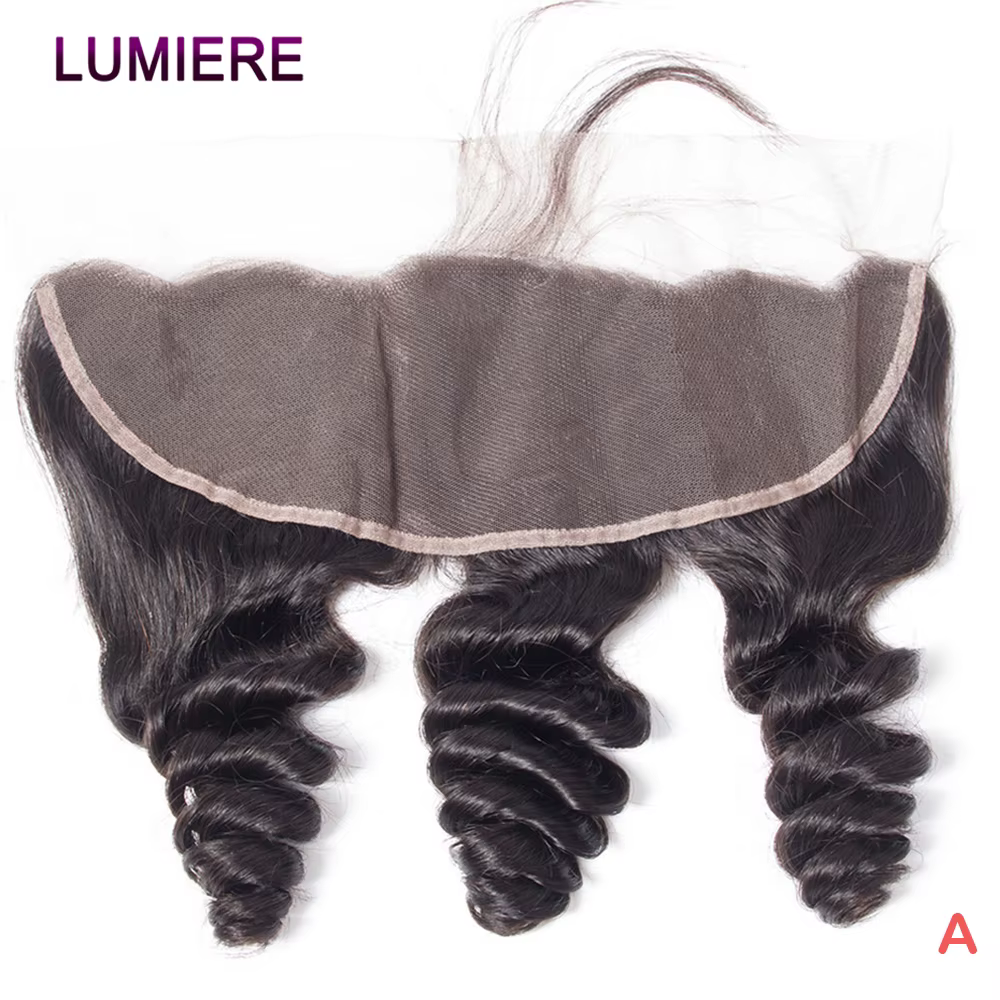 13x4 13x6 Invisible HD dentelle frontale complète seulement peaux fondues vague profonde lâche 5x5 6
