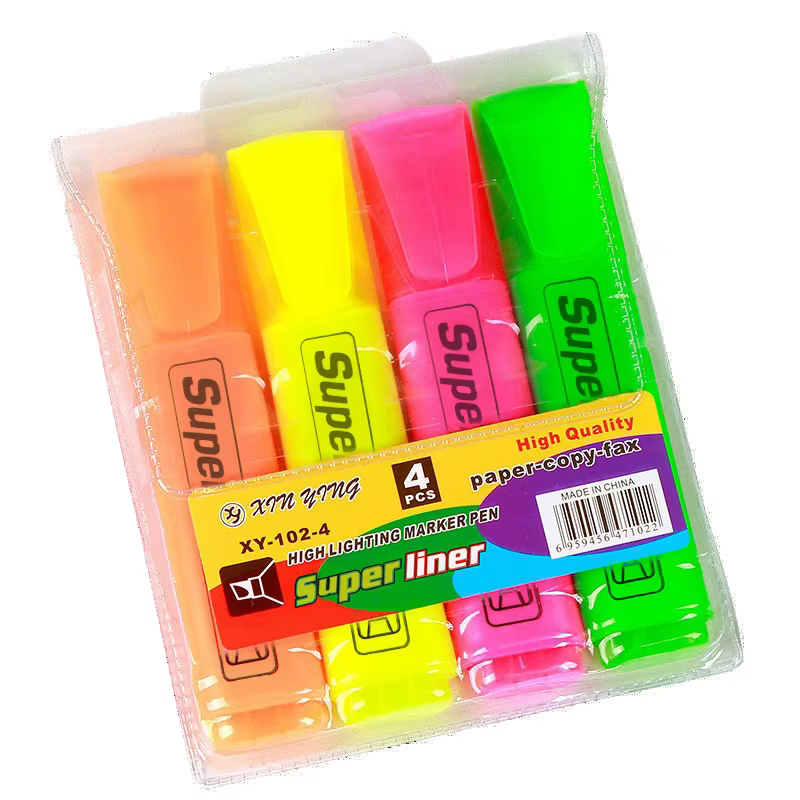 Stylo Fluorescent surligneur à pointe large, marqueurs d'écriture pour dessin artistique, marquage d