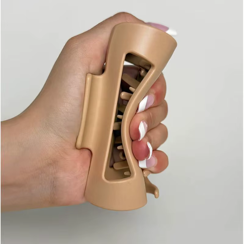 Pince à cheveux en Silicone pour dames, accessoire de pince requin, douce et antichoc, protection ar