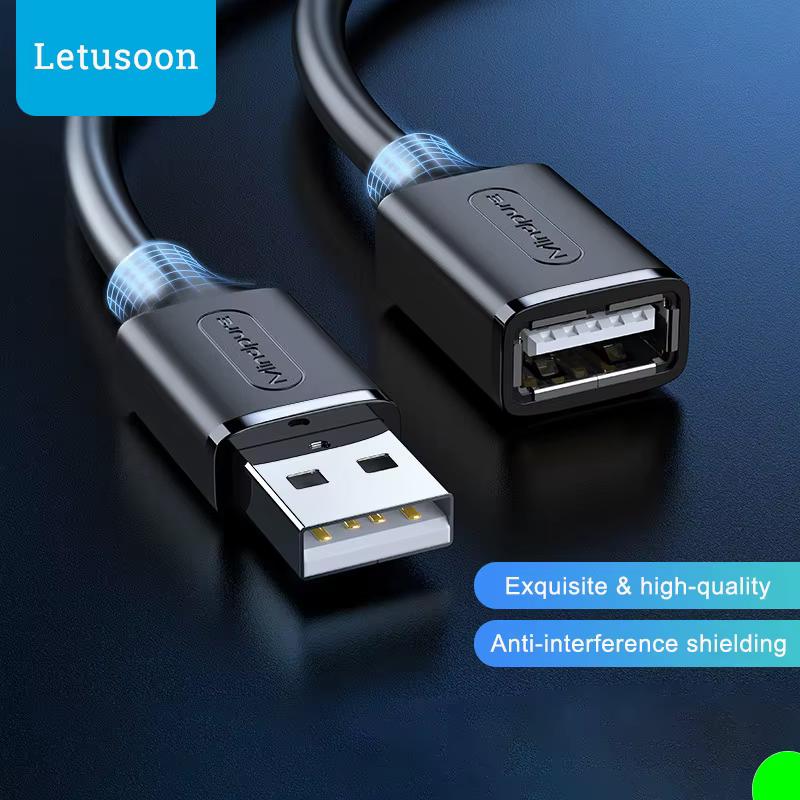 Câble d'extension USB 2.0 2m 3m 5m 8m 10m, cordon d'extension USB 2.0, câble de données mâle à femel