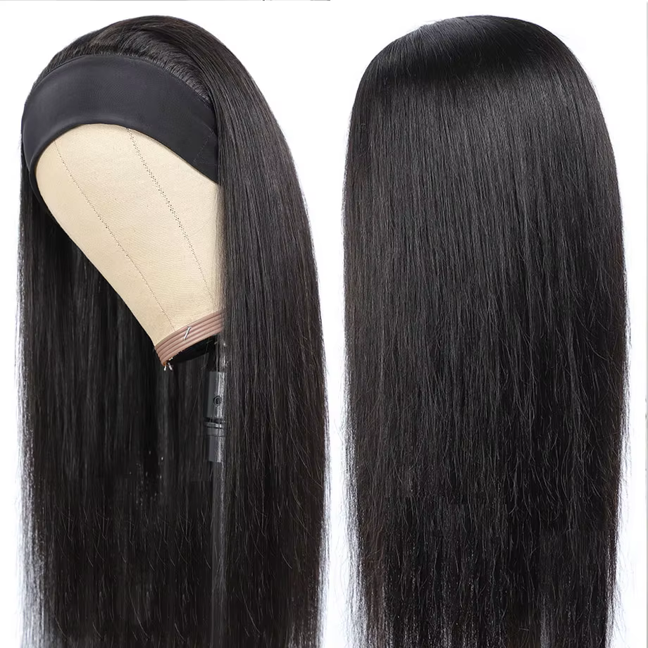 MYLOCKcloser-Perruque Brésilienne Naturelle Remy, Cheveux Lisses, Sans Colle, Faite à la Machine, Li