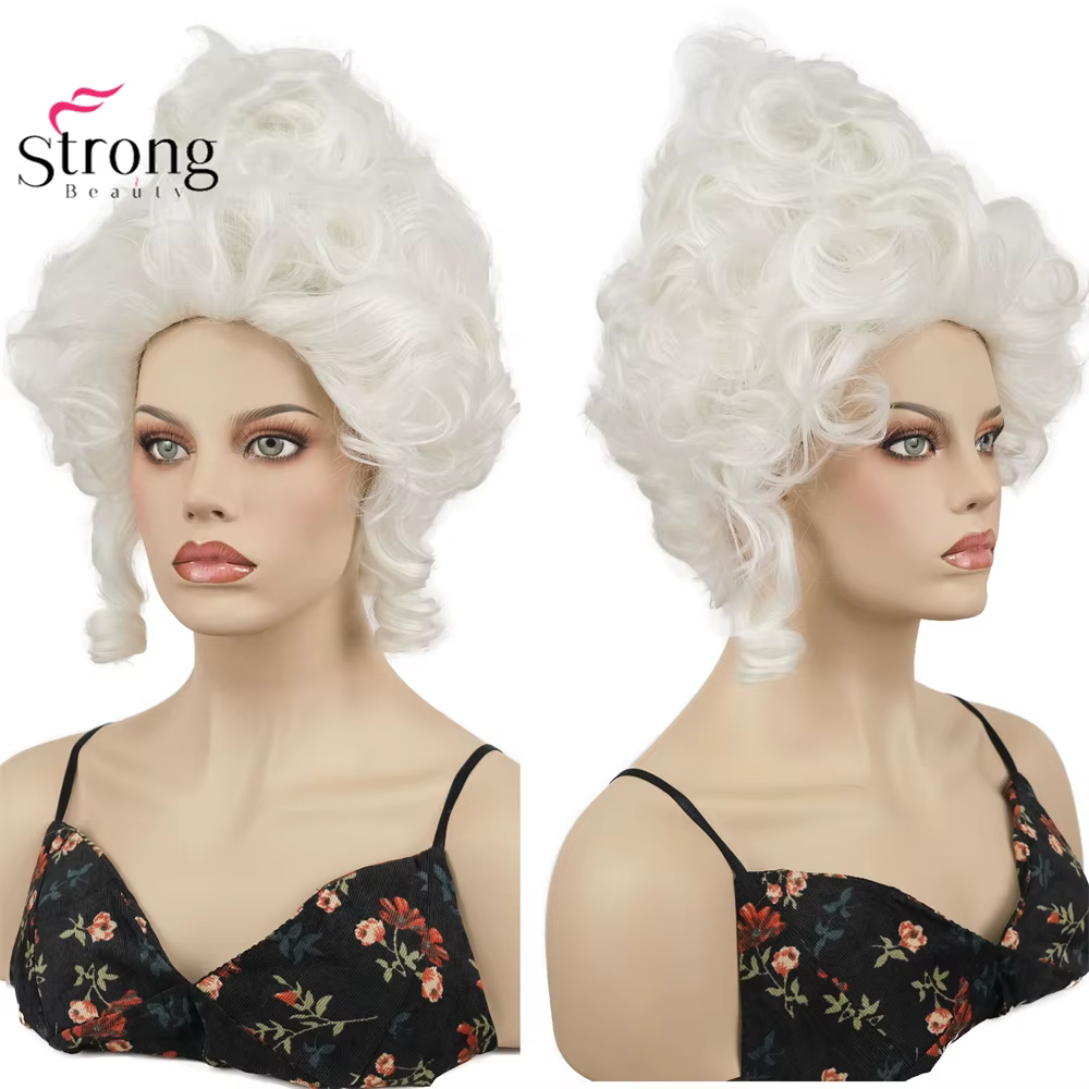 Marge Simpson Cosplay perruque Anime femmes bleu synthétique perruque Halloween Cosplay rehaussé per
