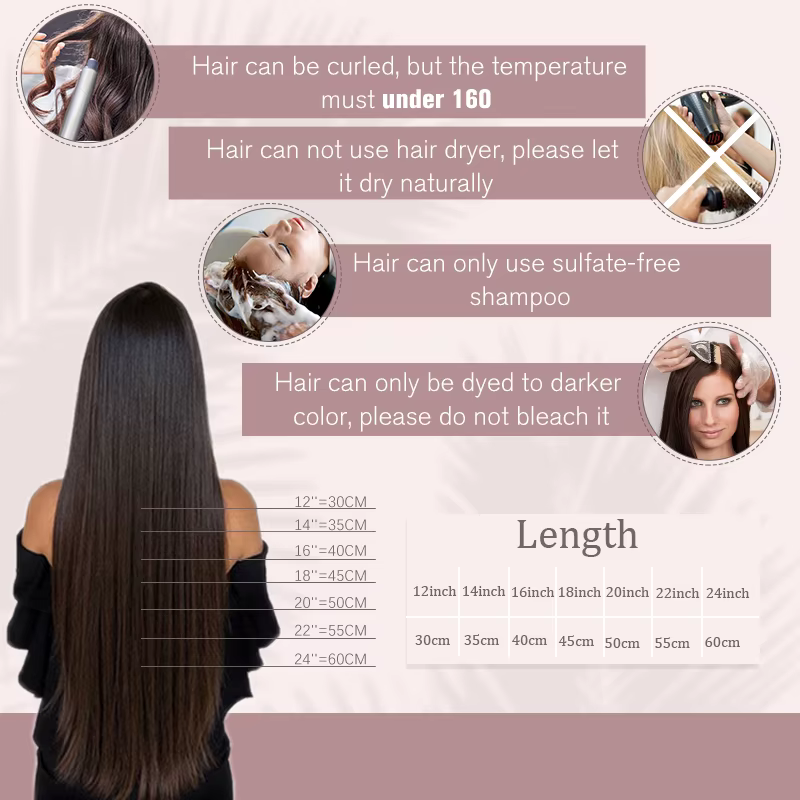 Ugeat Microlink-Extensions de Cheveux Humains, 14-24 Pouces, Vrais Cheveux Humains Naturels, 1g/1s 1