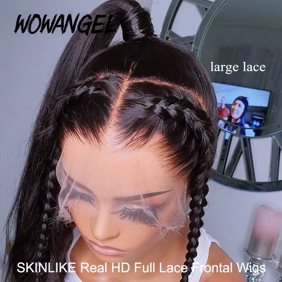 13x6 HD pleine dentelle frontale perruques 250% Invisible HD dentelle avant perruques cheveux humain