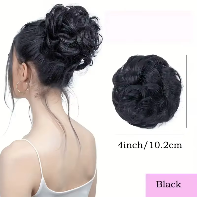 Extensions de chignon chignon désordonné de cheveux humains