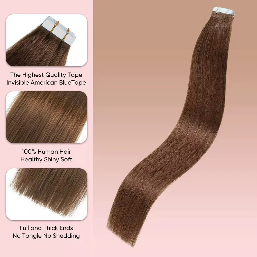 Extensions de cheveux humains bande dans