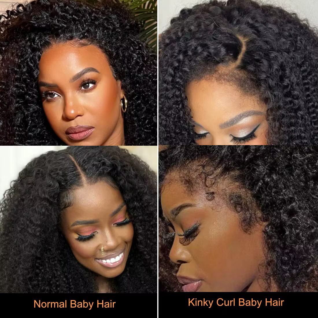 Perruque Lace Front Wig Naturelle Crépue Bouclée
