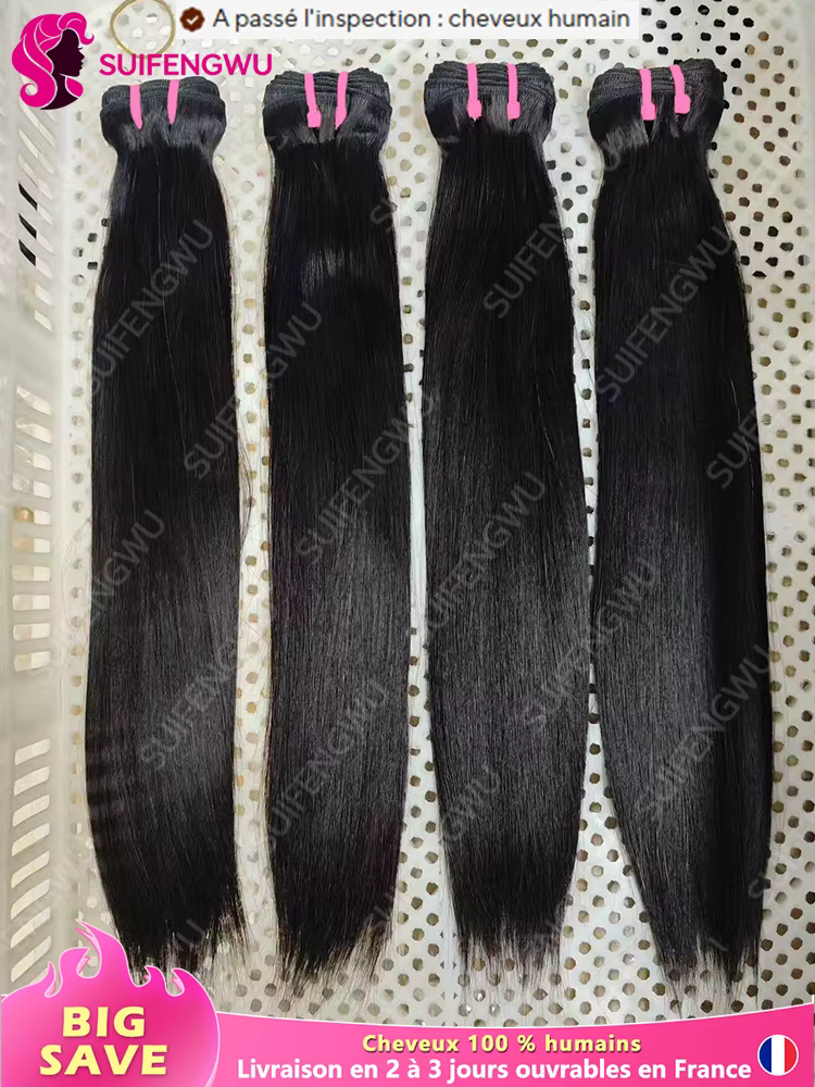 15A Tissage cheveux humains Vietnamese extension 100% Raw
