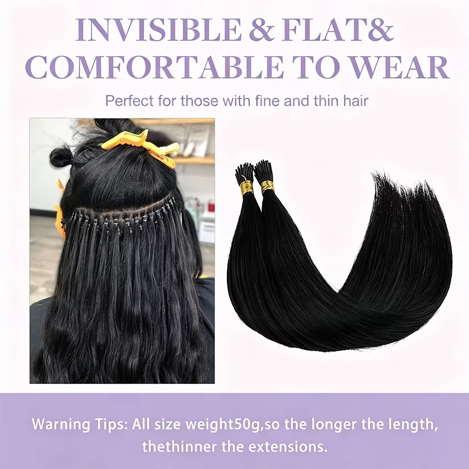 Extensions de cheveux humains I-Tip