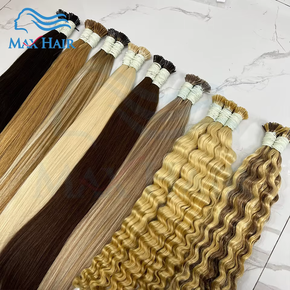 Extensions de cheveux à la kératine I Tip naturel réel humain