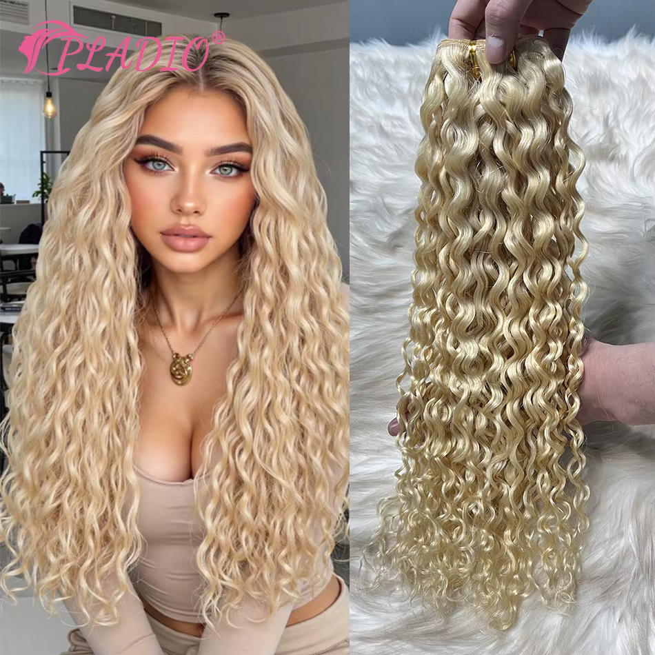 Extensions de cheveux humains ondulés