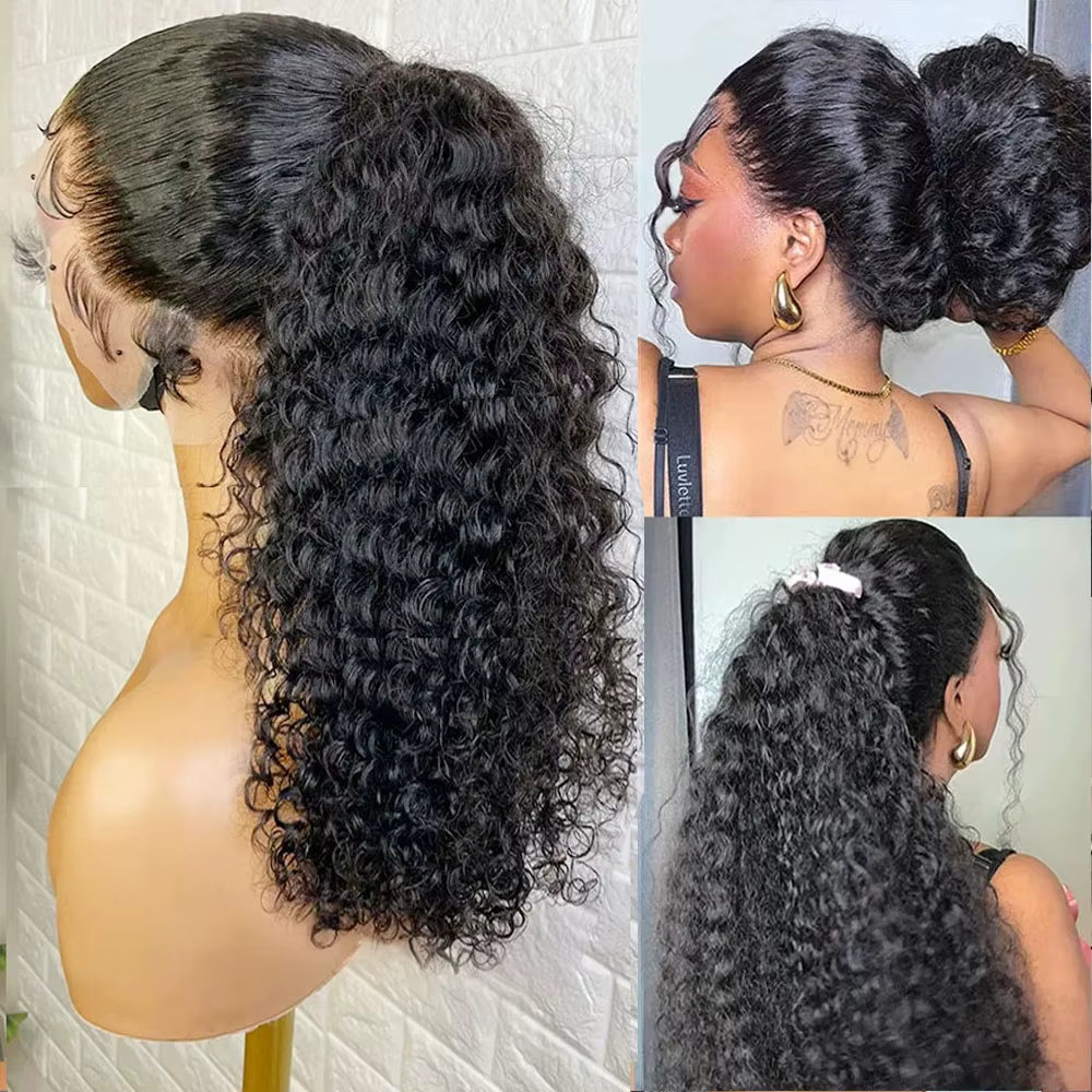 Perruque Lace Front Wig naturelle brut ondulée vietnamienne