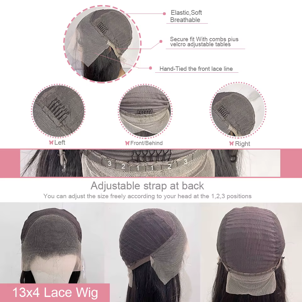 Perruques de cheveux humains bruts Bob d'été lisses bon marché avec frange pour femme YMS courte droite Pixie Bob 13x4 4x4 perruque avant de fermeture de dentelle