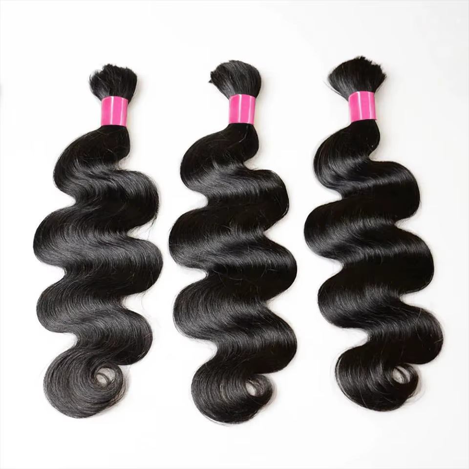 Extensions de cheveux humains en vrac pour tresses bohèmes