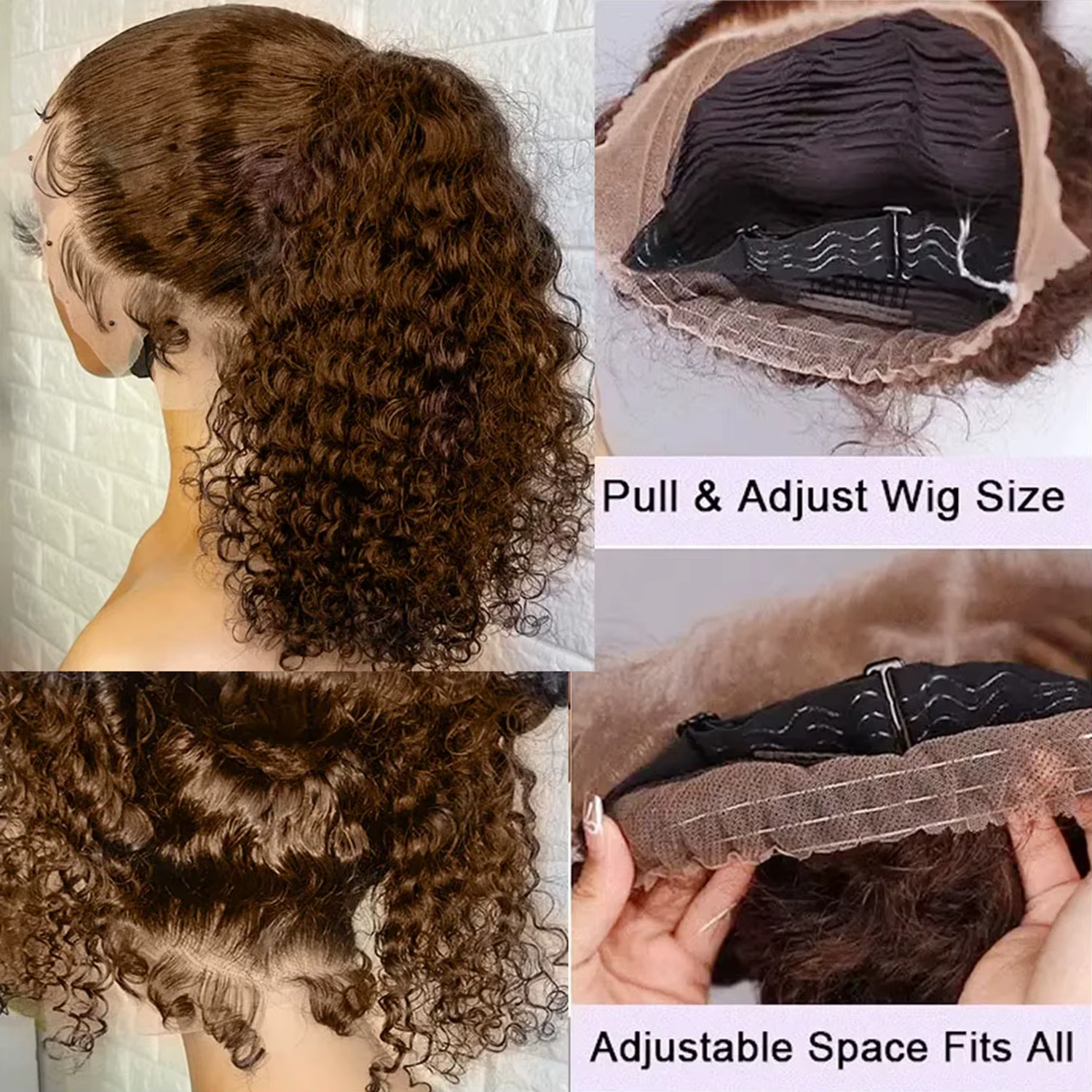 Perruque Lace Front Wig 360 naturelle