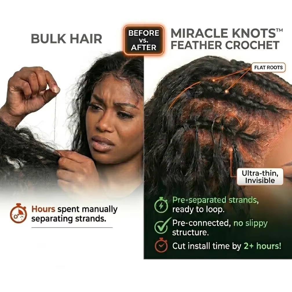 Extensions de cheveux en plumes Deep Wave